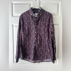 Express floral long-sleeved button-down size Lg